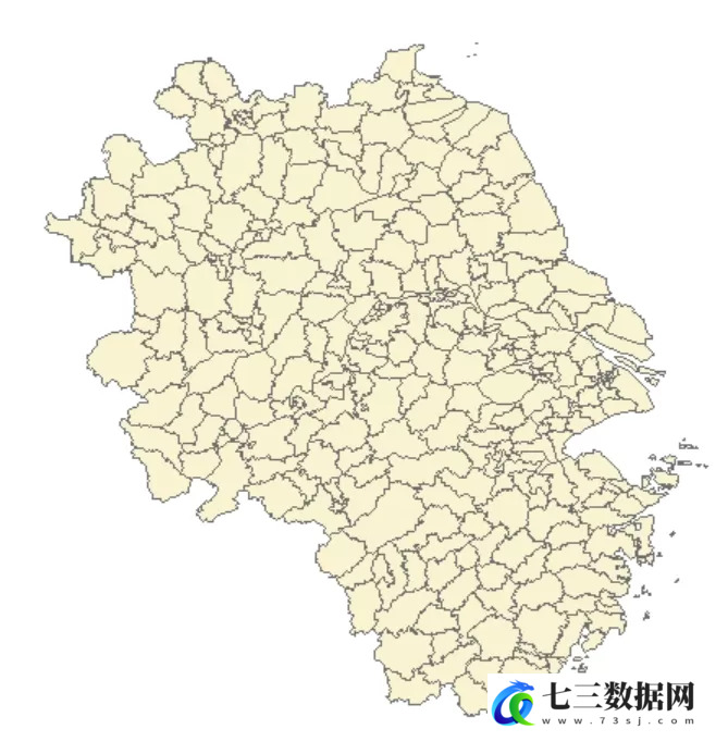 2024年长三角各区县shp文件（41个城市、各区县）-七三数据网