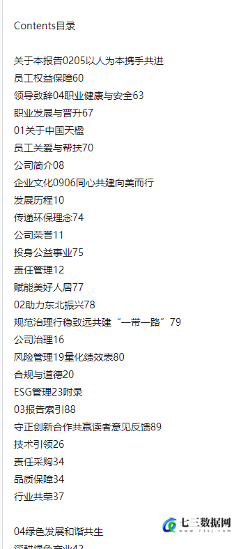 2006-2023年上市公司-企业社会责任报告CSR文本-七三数据网